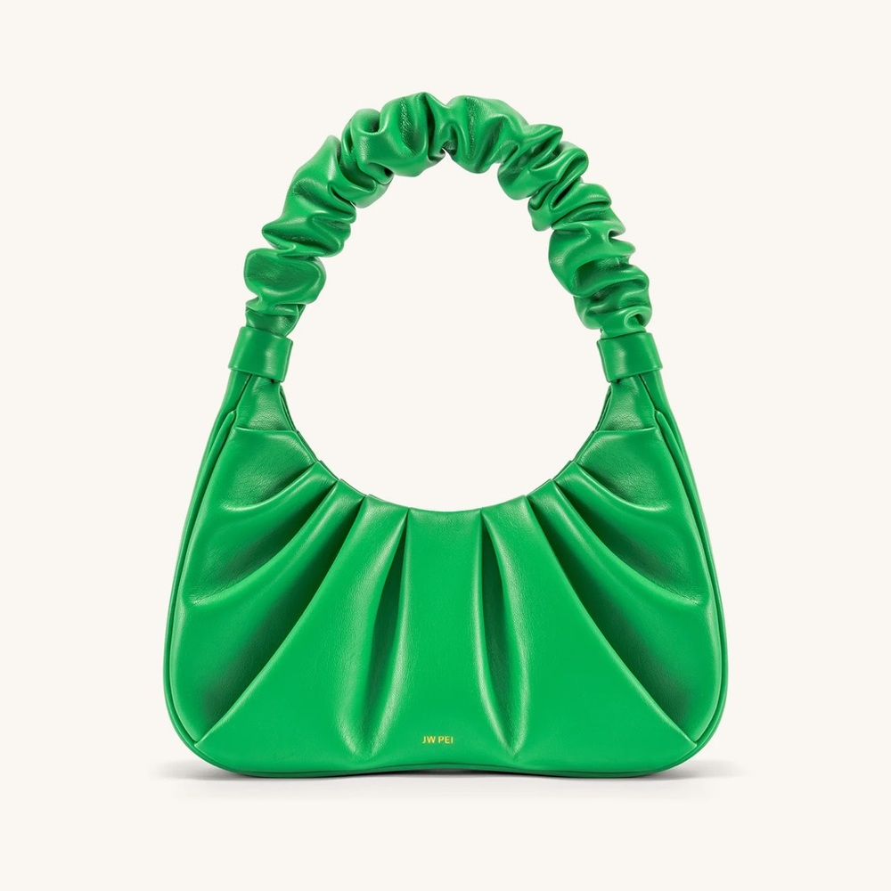 JW PEI Gabbi Ruched Bag in Grass Green
